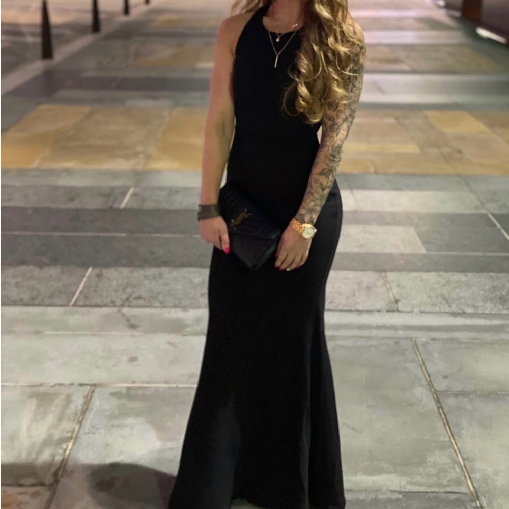 Black formal dress